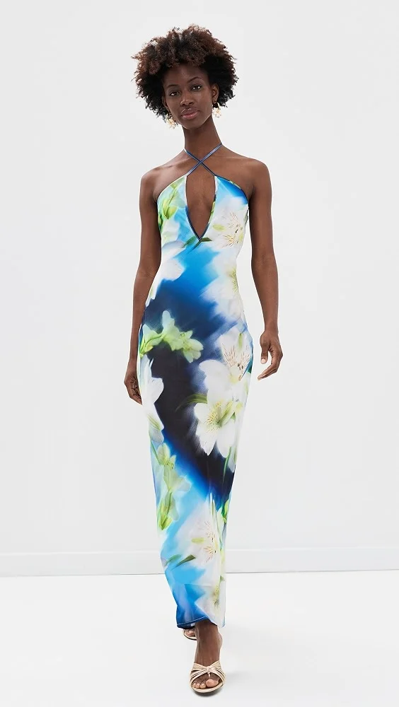 Mirae Cross Front Maxi Dress