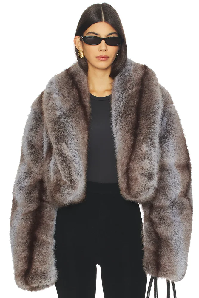 Stephanie Faux Fur Coat