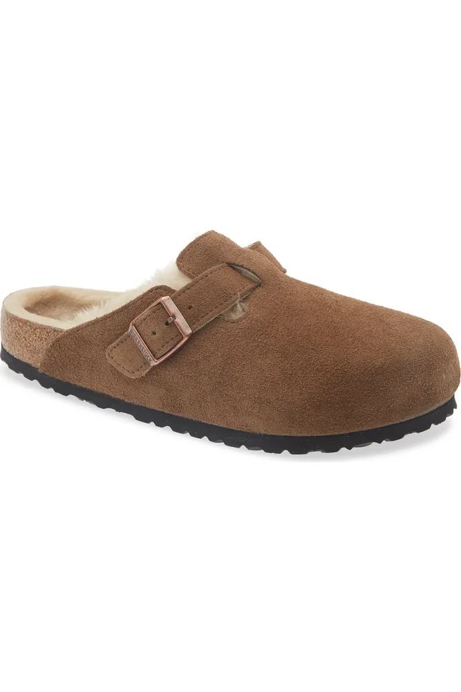 Boston Genuine Shearling Lined Clog