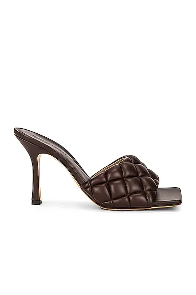 Leather Quilted Mules