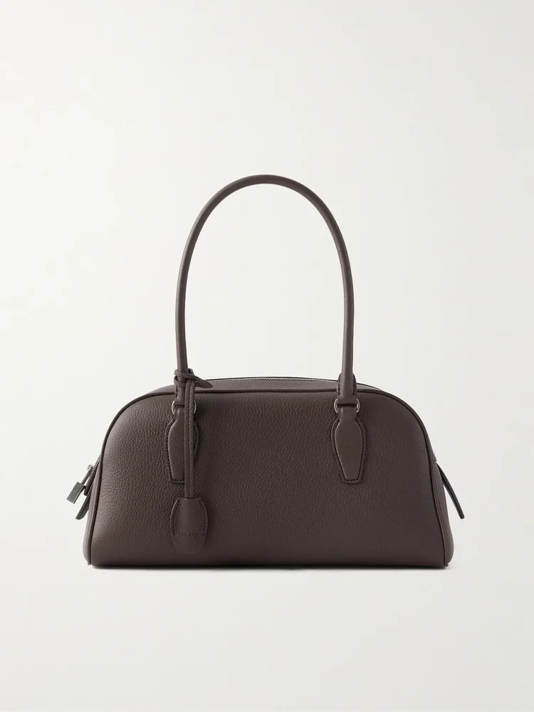 India small full-grain leather tote