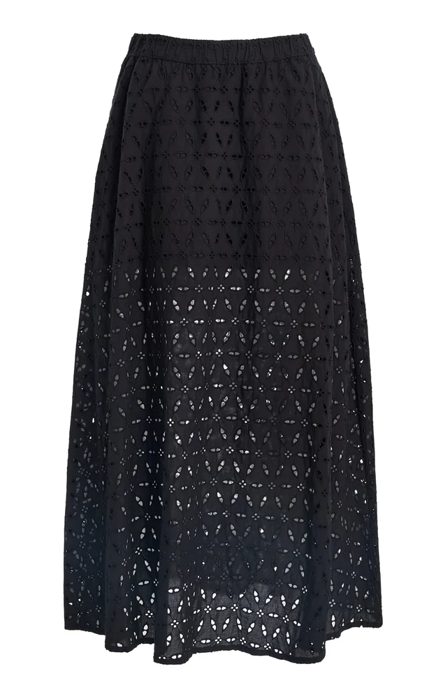 The Pretty Please Cotton Midi Skirt