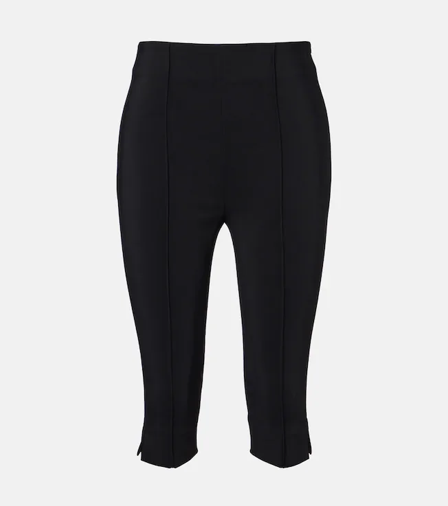 High-rise capri pants