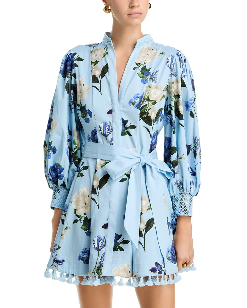 Lucy Long Sleeve Mini Shirt Dress