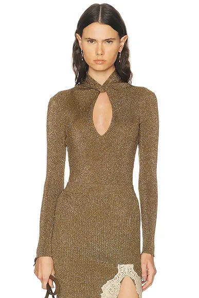 Maglia Lurex Bodysuit