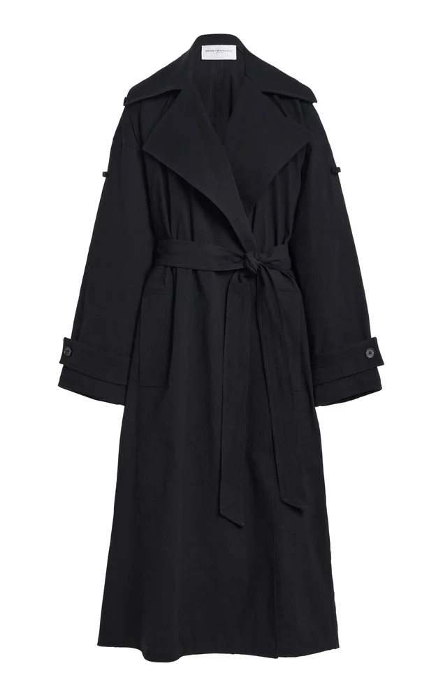 The Tillman Linen-Blend Trench Coat