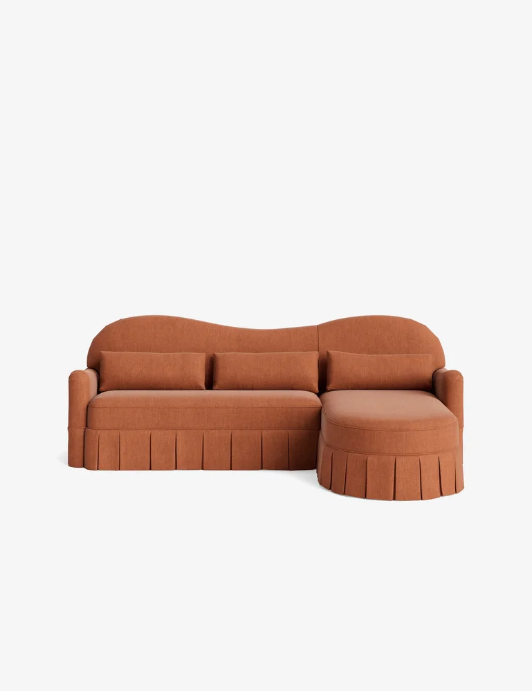 Middleton Skirted Chaise Sectional
