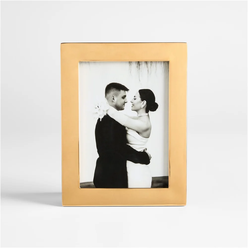 Signature Brass 5x7 Picture Frame