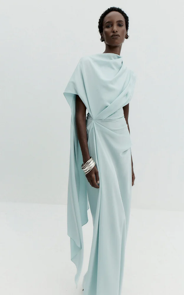 Lunessa Pleated Maxi Dress