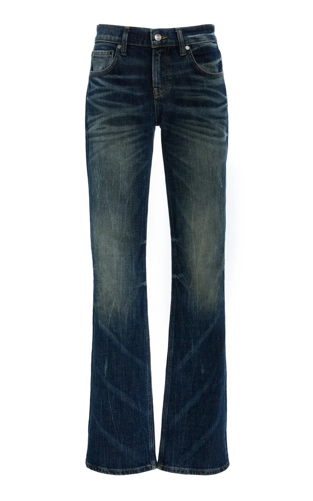 Maria Mid-Rise Bootcut Jeans