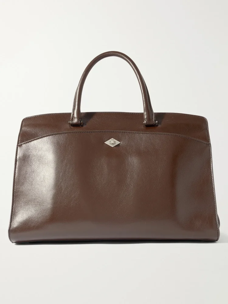 Private Eye large leather tote