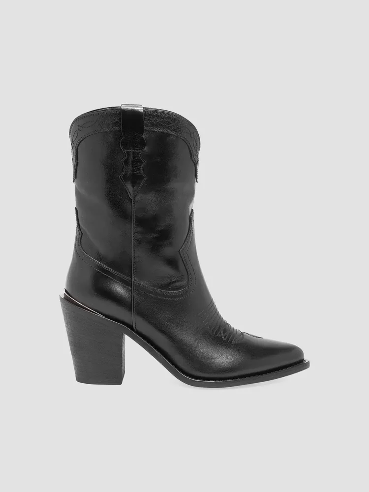 Sophie 90MM Leather Boots