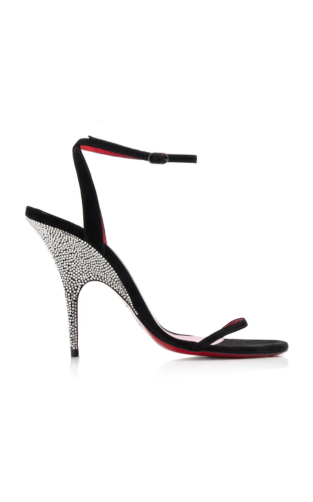 Arch Queen 100mm Embellished Suede Sandals