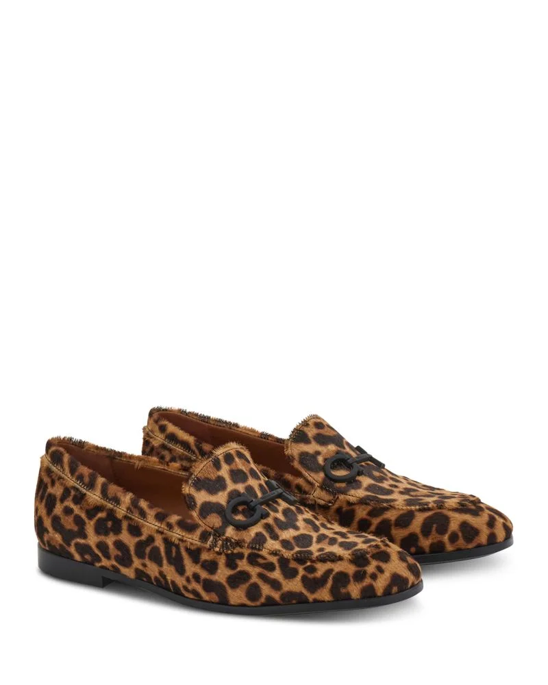 Soldy Calf Hair Loafers