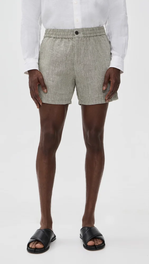 Madewell x Shopbop Everywear Linen Shorts 5"