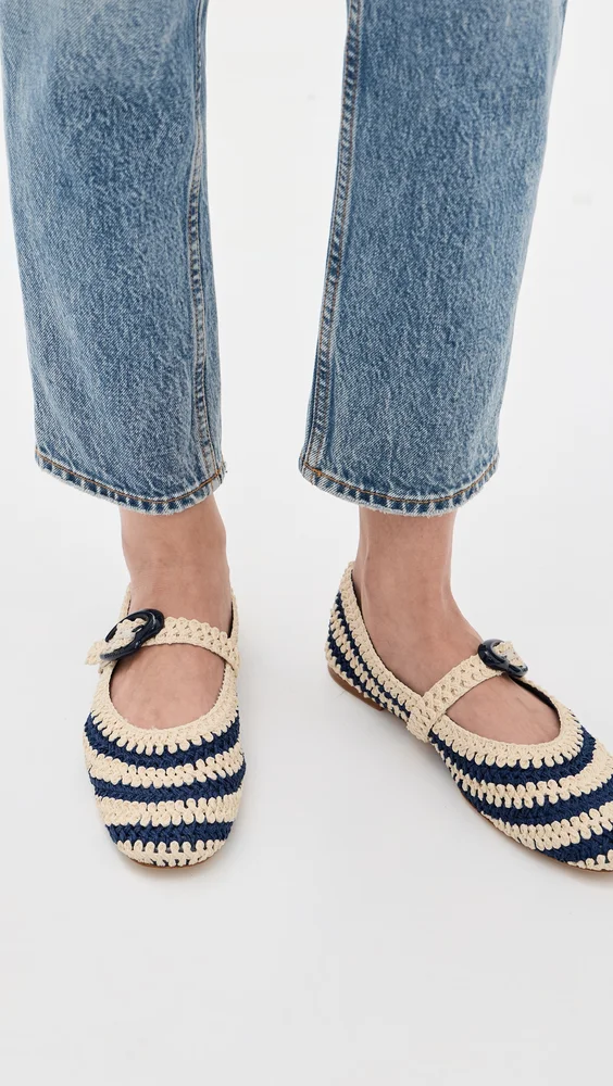 Verona Crochet Flats