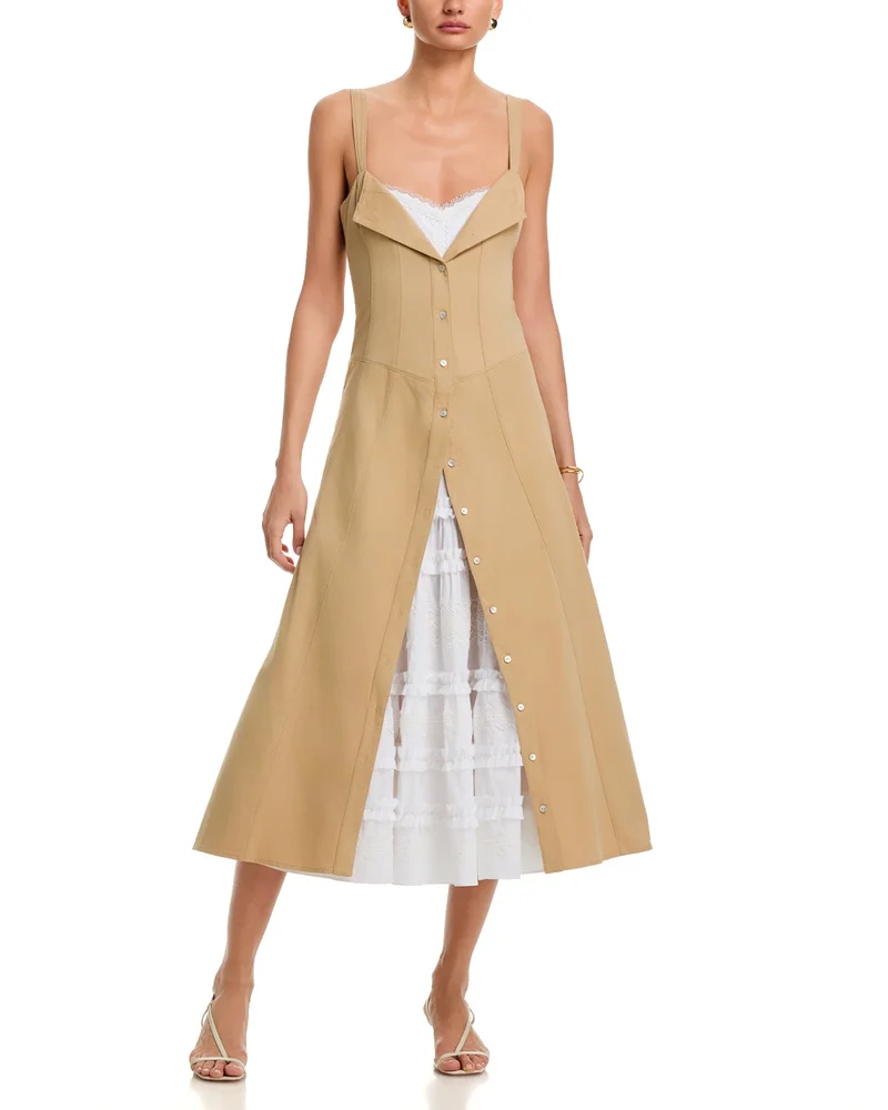 Lucil Layered Midi Dress