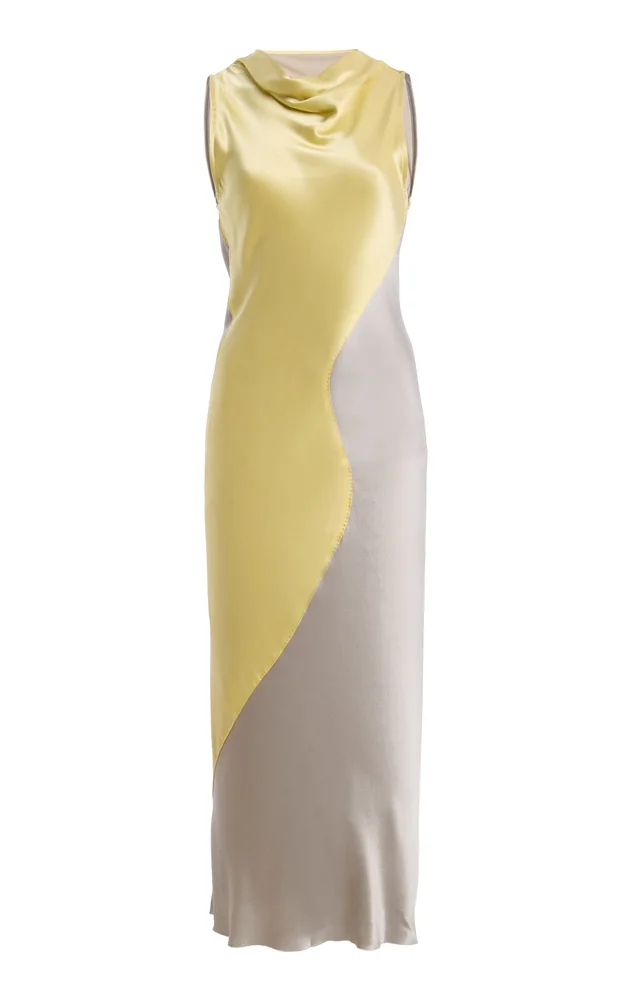 Marian Silk Midi Dress