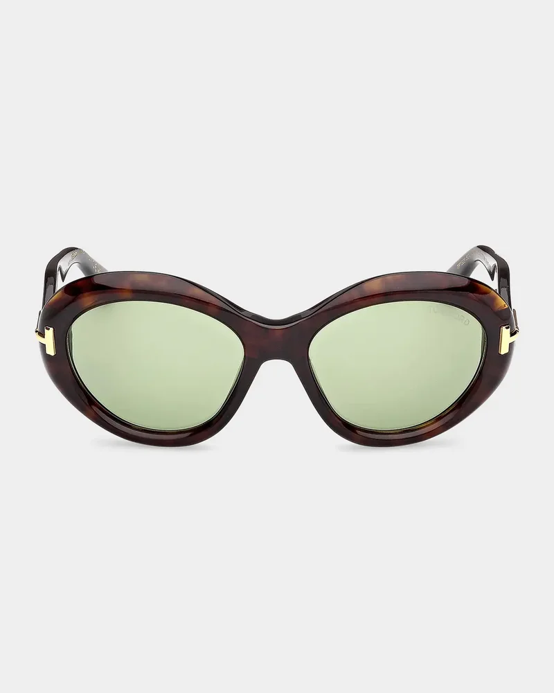 Icon 55MM Oval Sunglasses
