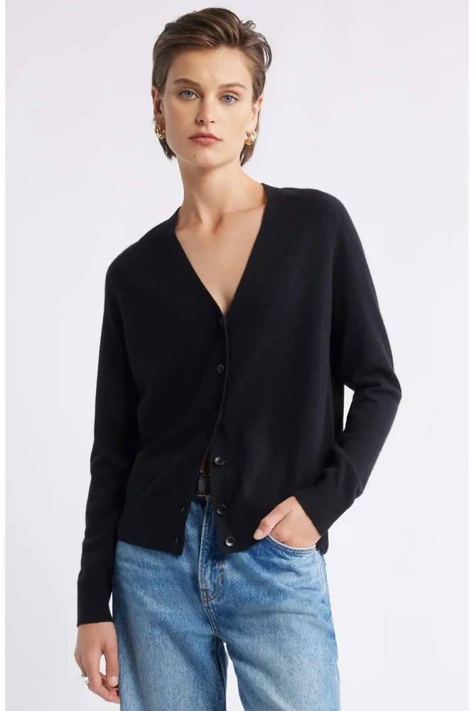 Cashmere V-Neck Cardigan