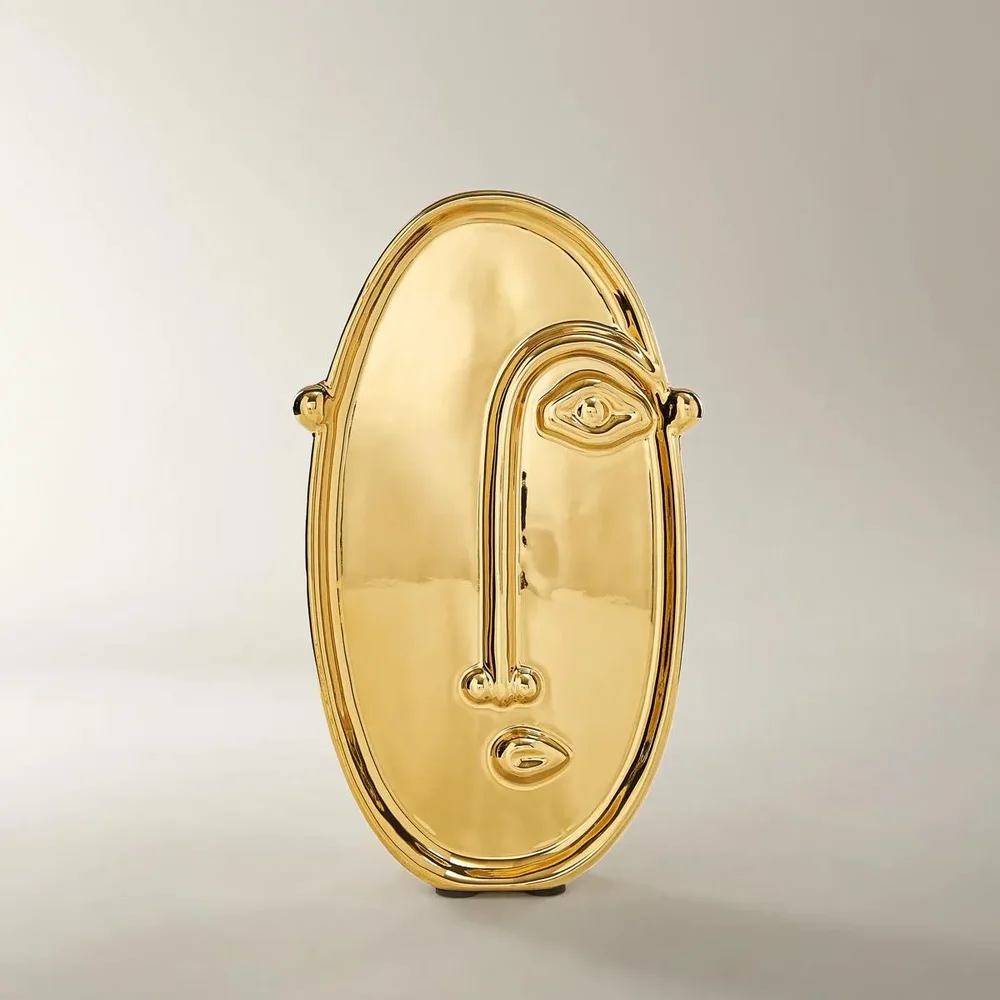 Golden Eye Ceramic Decorative Object