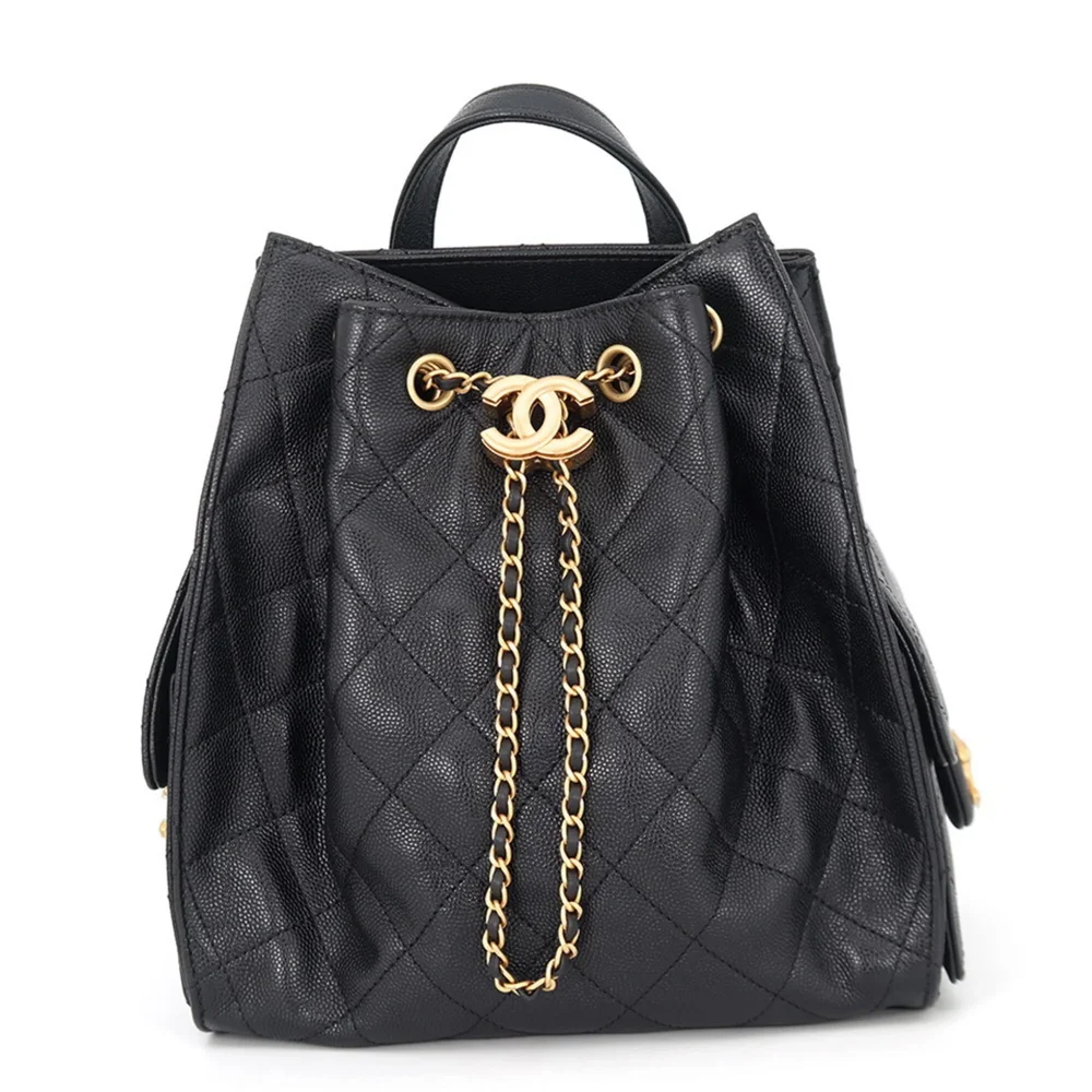 Pre-Owned 25 Hobo Bag Quilted Caviar Small in Black