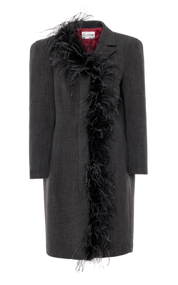 Feathered Car Coat