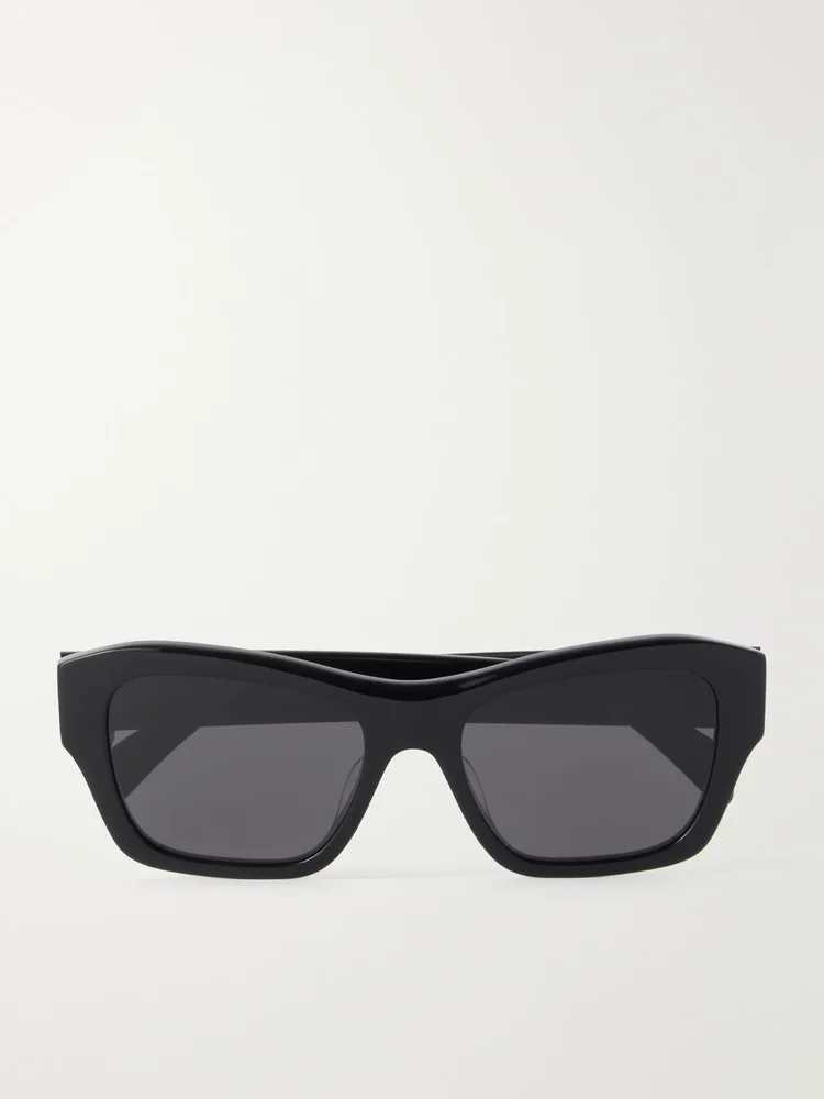 Triomphe square-frame acetate sunglasses