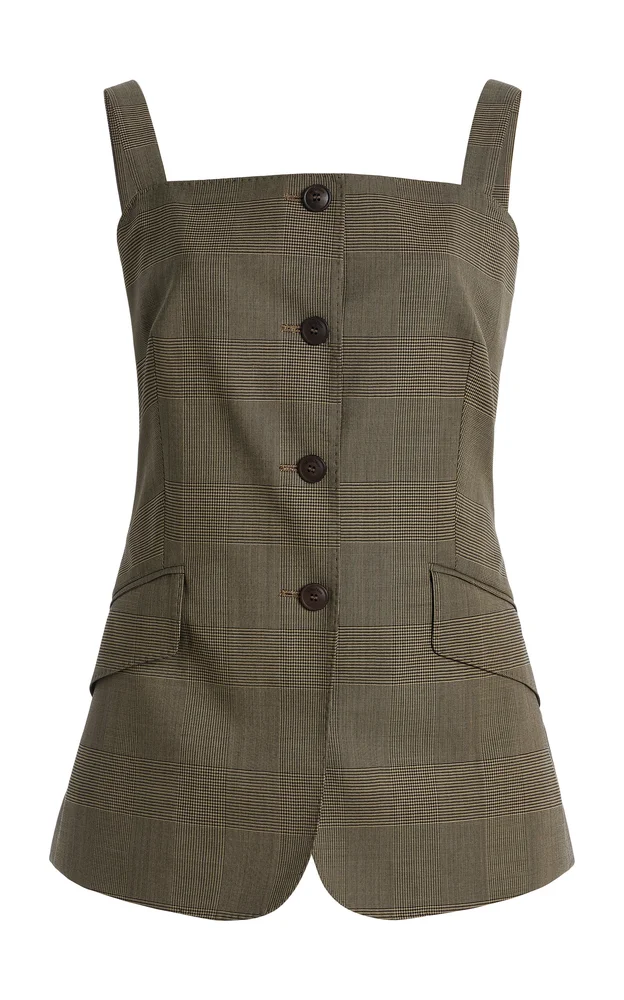 Wool Single-Breasted Gilet