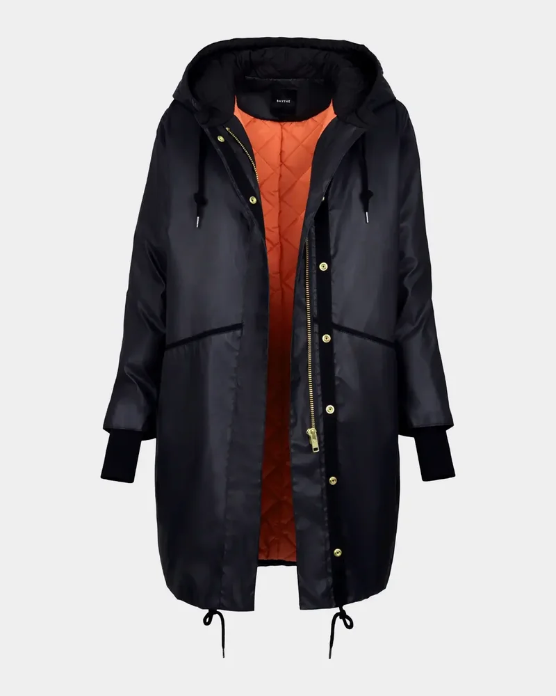 Dark and Stormy Hooded Rain Coat