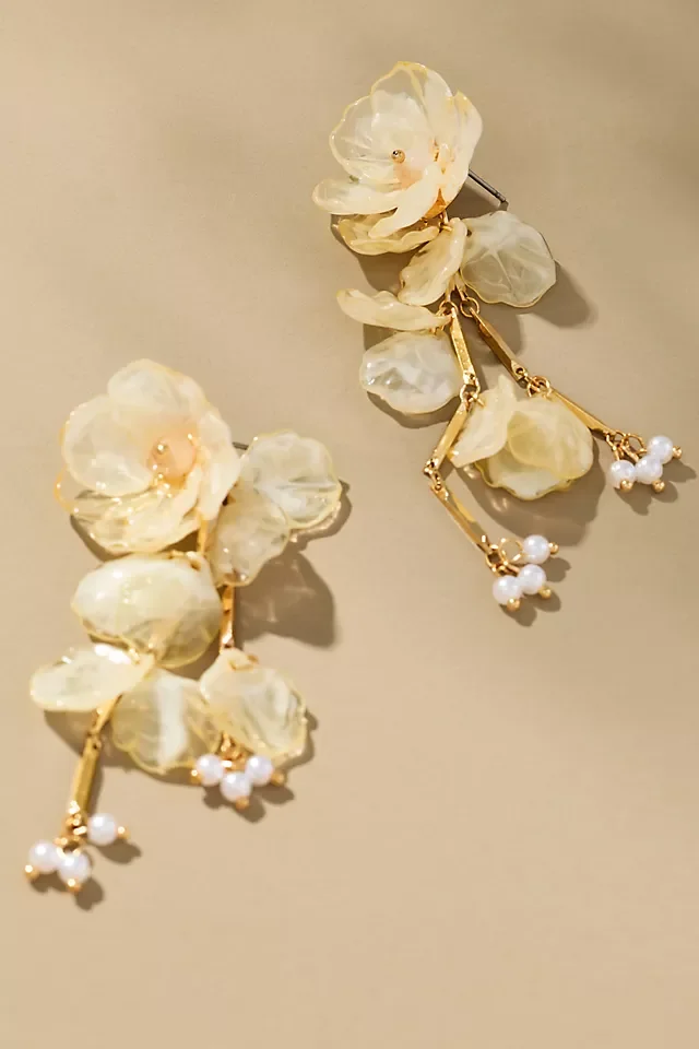 Floral Drop Earrings