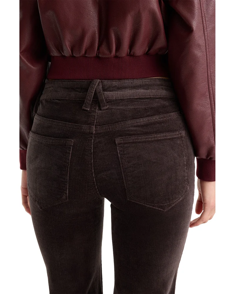 Good Low Rise Bootcut Jeans in Espresso