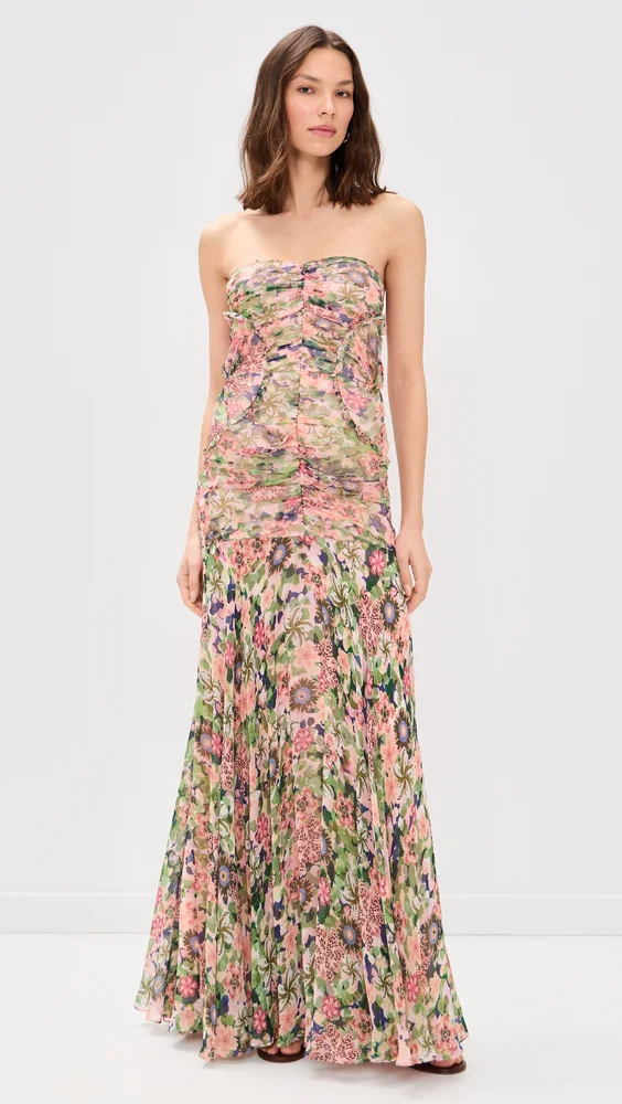 Kristie Silk Maxi Dress
