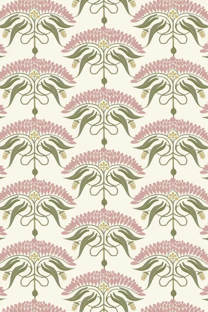 Fleur de Rêve Floral Wallpaper