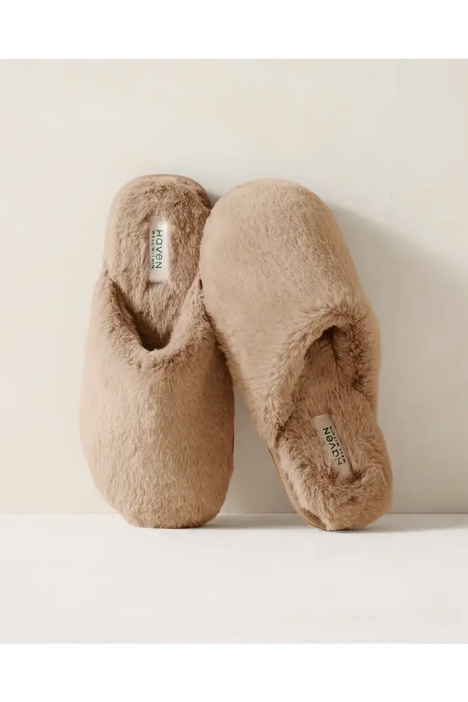 Faux Fur Slippers
