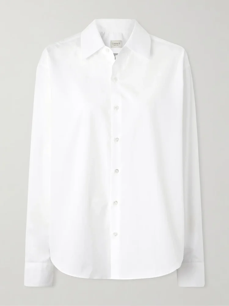 Cotton-poplin shirt