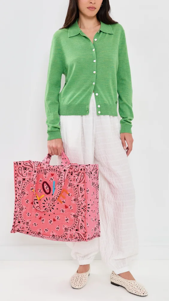 Quilted Maxi Cabas Tote Bag