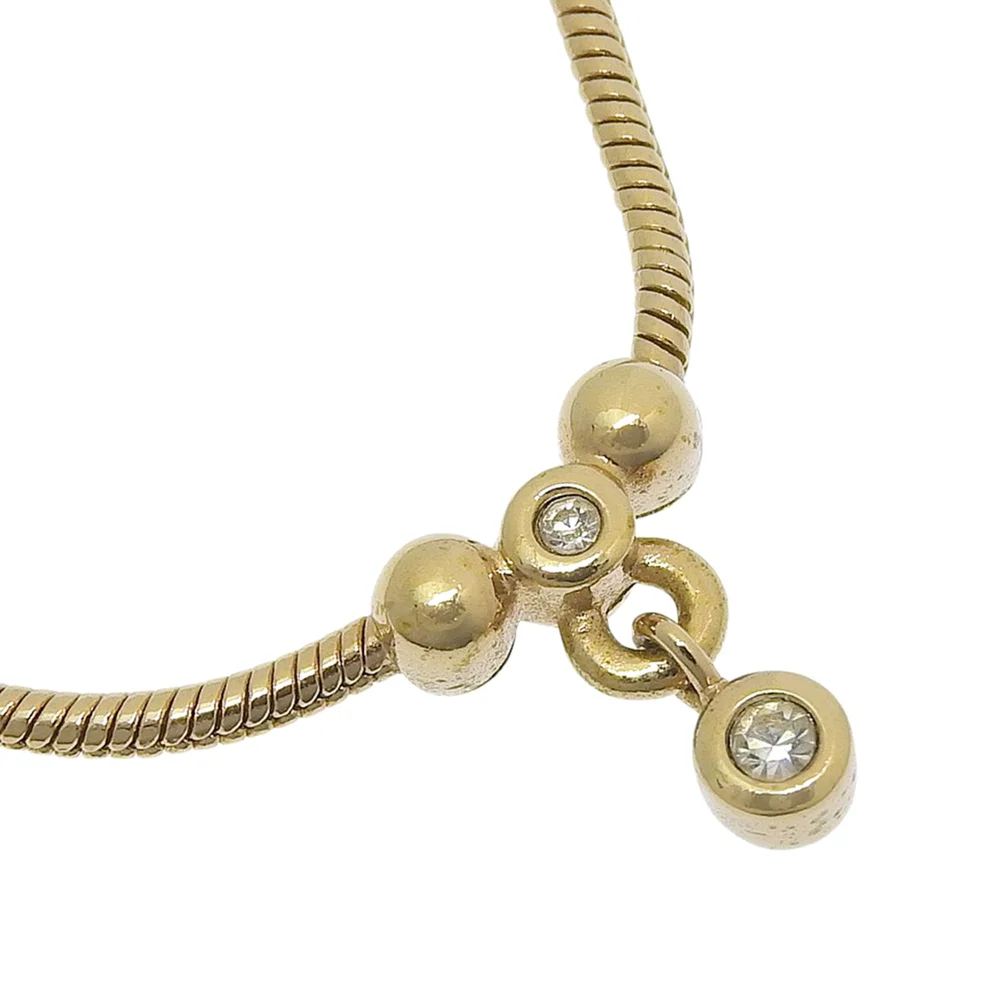 Pre-Owned Pendant Necklace With Rhinestone