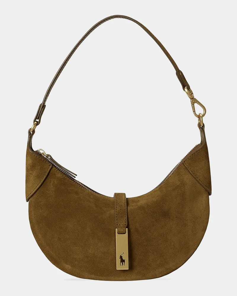 Polo ID Suede Mini Shoulder Bag