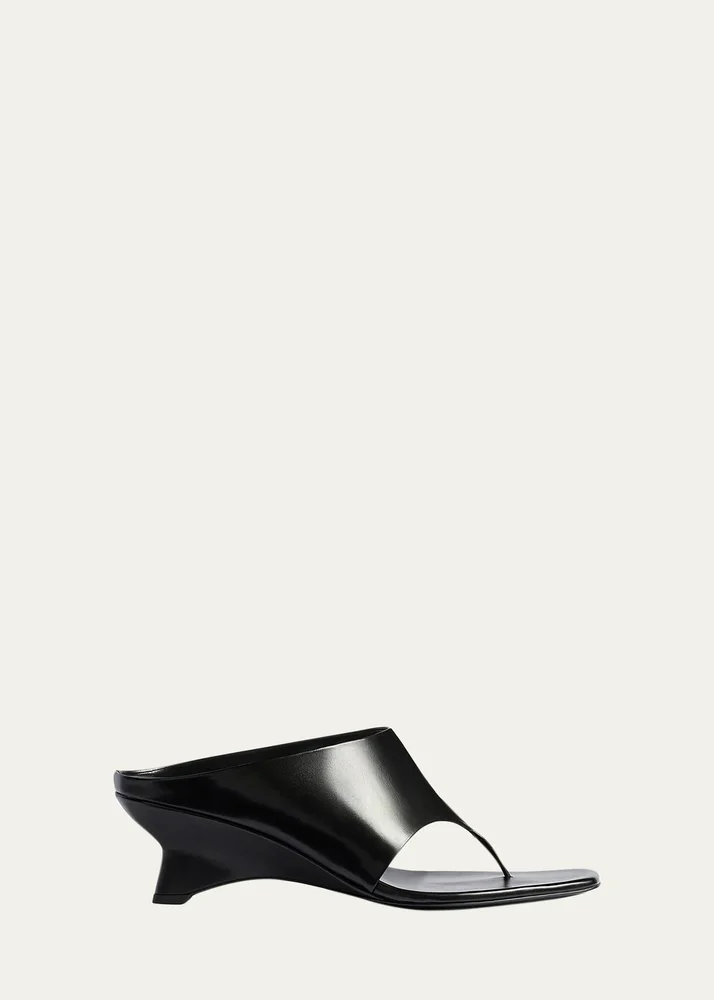 55mm Marlow Leather Thong Mules