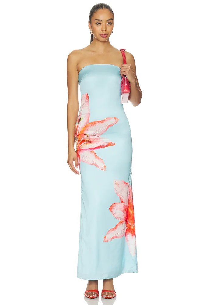 Lyza Strapless Maxi Dress