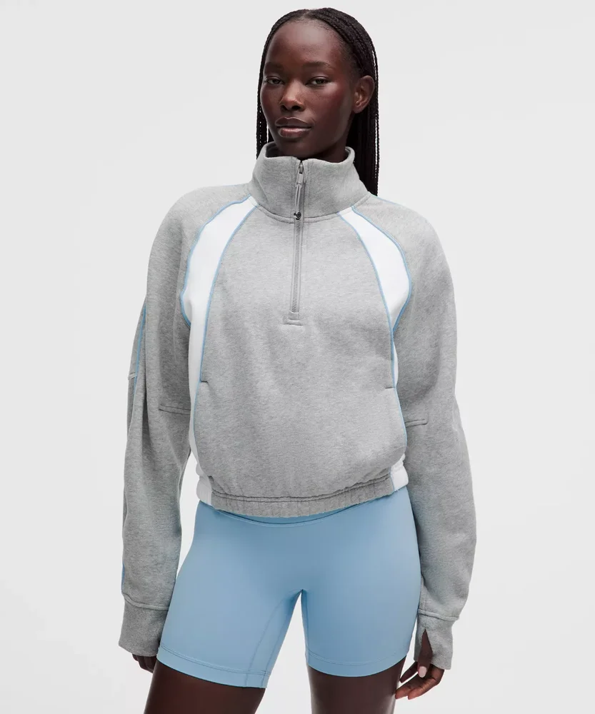 Scuba Relaxed Half-Zip Colourblock