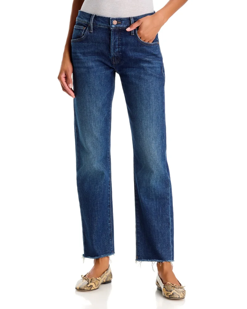 The Mid Rise Hiker Hover Fray Jeans in That Belongs In A Museum