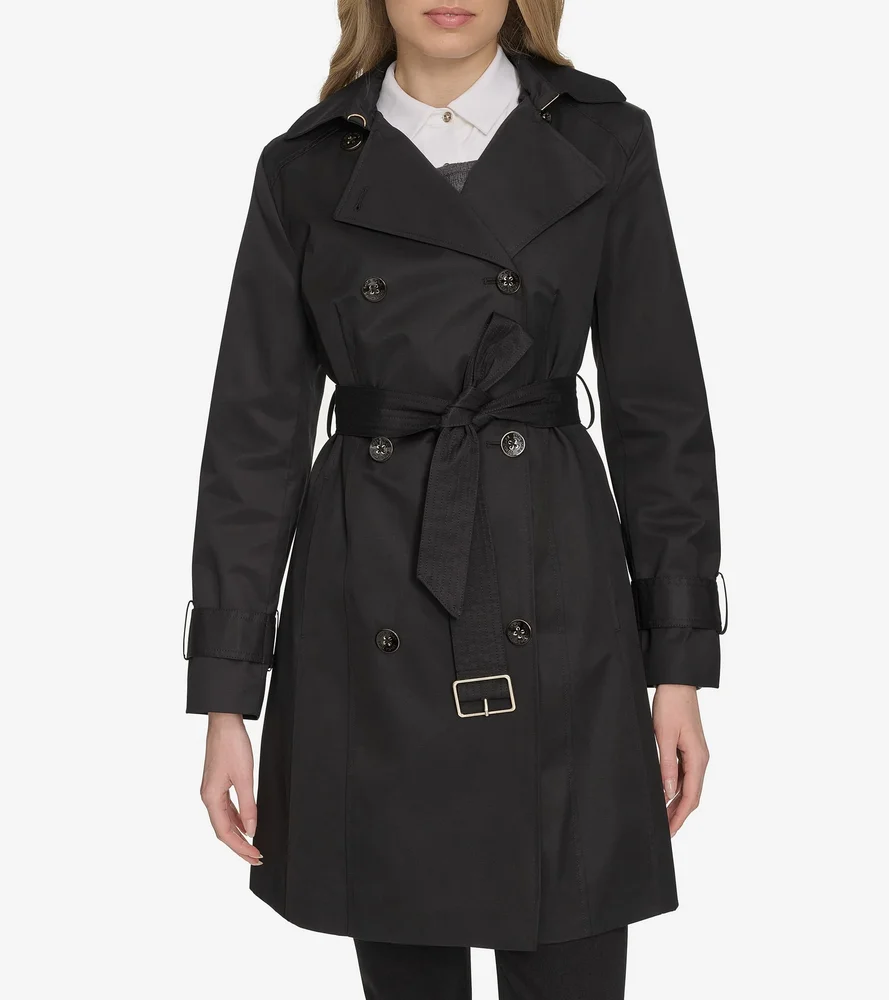 Women's Hooded Trench Coat
