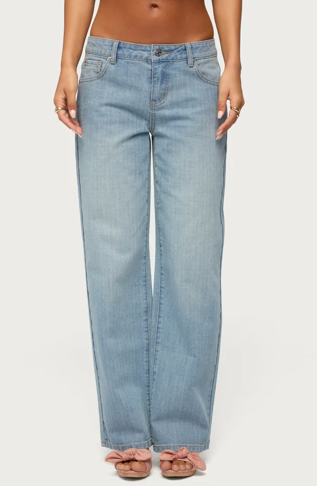 Cresida Low Rise Straight Leg Jeans