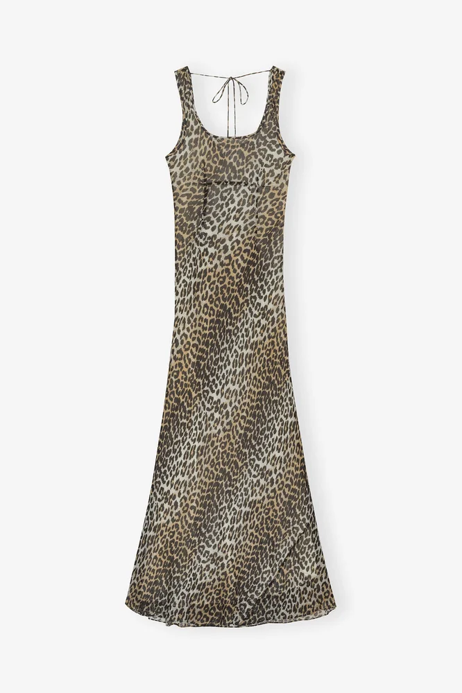 Leopard Print Maxi Dress