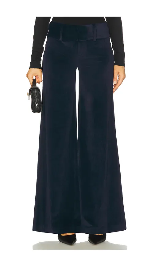 Olivia Low Rise Wide Leg Flare Pant Alice + Olivia