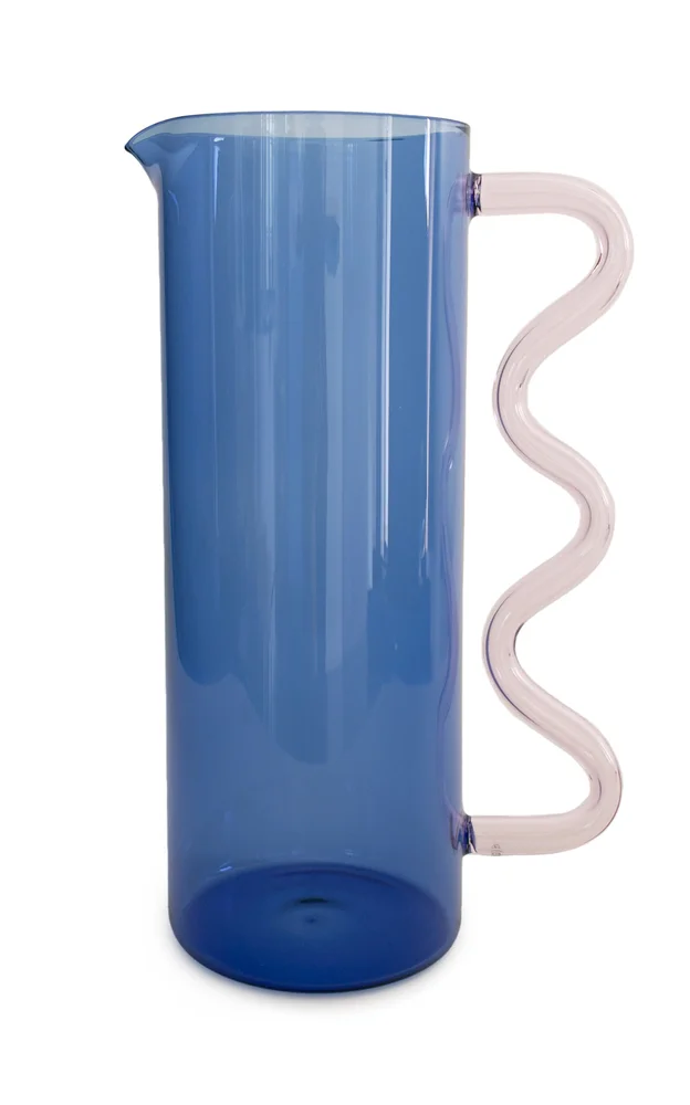 Wave Glass Pitcher