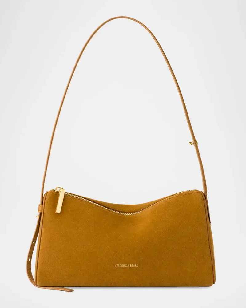 Prism Suede Shoulder Bag
