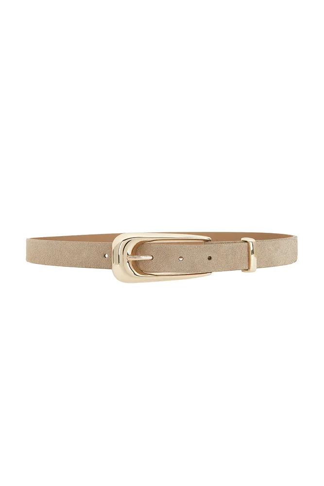 Large Signature Buckle Belt